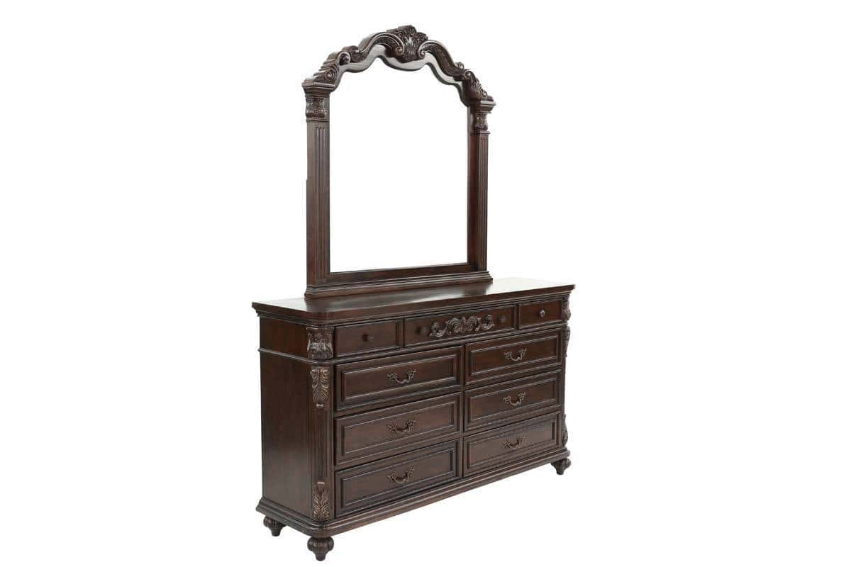 F4928 Wood 9-Drawer Dresser