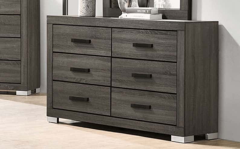 F5493 Wood 6-Drawer Dresser