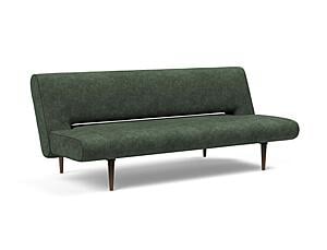 Unfurl Sofa Bed Heavy Natch Avella Pine Green by Innovation Living