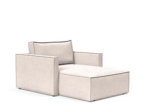 Newilla Slim Lounger Chair Adario Basmati by Innovation Living