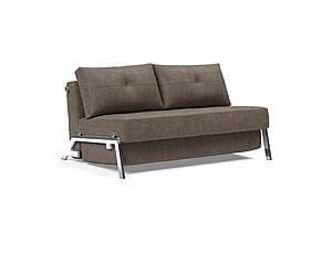 Cubed Deluxe Sofa Bed (Full Size) Esina Cedar Brown by Innovation Living
