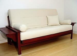 Akida Futon Frame Dark Cherry by Prestige
