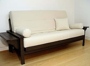 Akida Futon Frame Mahogany by Prestige
