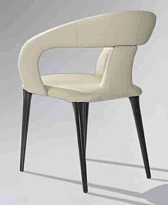 Anya Beige PU Upholstersted Dining Chair w/Gunmetal Metal Frame by BH Furniture