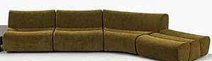 Wonda Olive Green Modular Fabric Sectional by BH Furniture