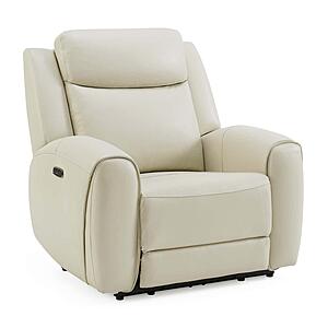 Wonder Sandstone Leather/PVC Chair by BH Furniture