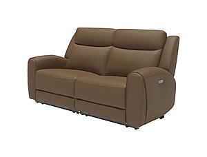 Wonder Camel Leather/PVC Loveseat by BH Furniture