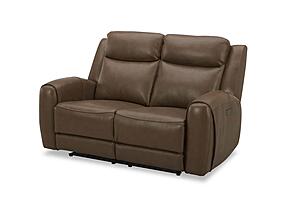 Wonder Camel Leather/PVC 2-Seater Sofa by BH Furniture