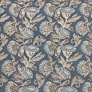 Slate Vine Futon Cover by CottonBelle