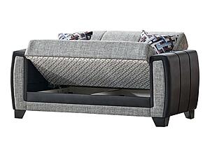 Berlin Gray Loveseat by Casamode