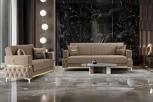 Bambi Brown Sofa Bed by Casamode