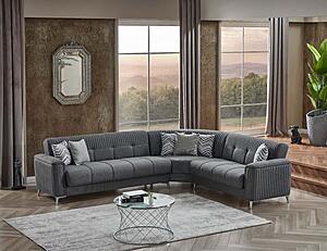 Levi Gray Sectional by Casamode