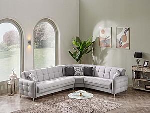 Perla Gray Sectional by Casamode
