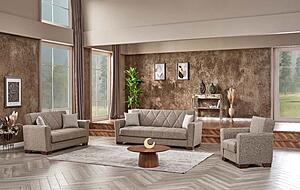 Talya Brown Sofa Bed by Casamode