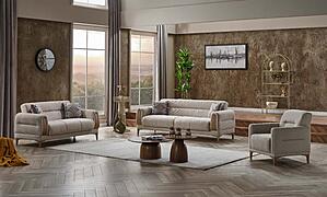 Toledo Beige Loveseat by Casamode