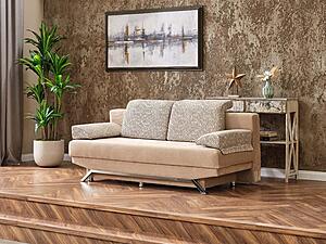Trendy Beige Sofa Bed by Casamode