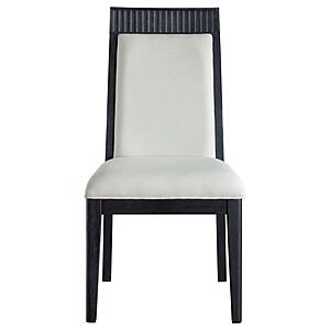 Brookmead Dining Side Chair Ivory & Black (Set of 2) by Coaster