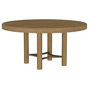 Arini 60" Round Wood Dining Table - Sand Wash by Coaster