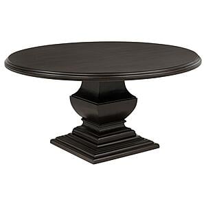Twyla 60" Round Wood Dining Table - Dark Cocoa by Coaster