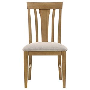 Hartville Dining Side Chair - Natural Light Brown (Set of 2) by Coaster