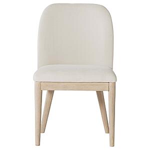 Solano Upholstered Dining Side Chair - Beige (Set of 2) by Coaster