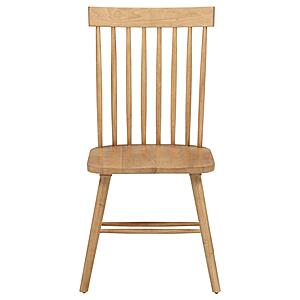 Andrews Windsor Spindle Back Dining Side Chair - Light Ash (Set of 2) by Coaster