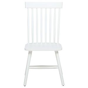 Andrews Windsor Spindle Back Dining Side Chair - White (Set of 2) by Coaster