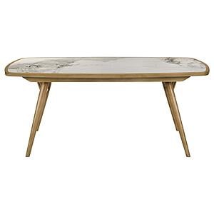 Croyden 73" Rectangular Dining Table - Weathered Natural by Coaster