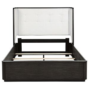 Leandro 55" Queen Wingback Bed - Burnished Black by Coaster