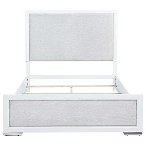 Gracemont 57" Queen Panel Bed - Grey & White by Coaster