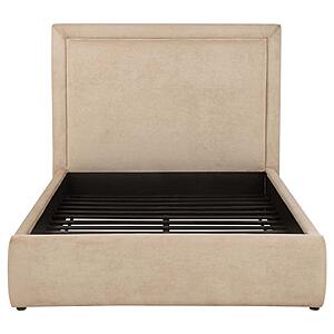 Lawson 54" Upholstered Full Platform Bed - Light Saddle by Coaster
