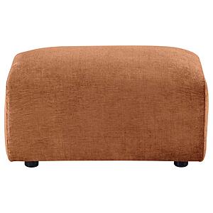 Burnett Chenille Upholstered Ottoman Burnt - Orange by Coaster