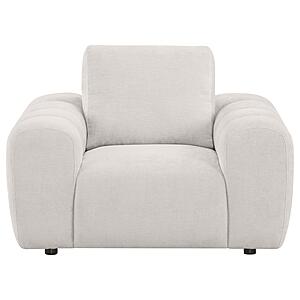 Burnett Chenille Upholstered Accent Chair - Ivory by Coaster