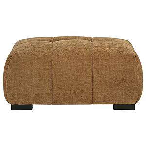Octavia Upholstered Rectangular Ottoman - Amber by Coaster