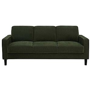 Ruth 77" Fabric Upholstered Track Arm Sofa - Matcha Green by Coaster
