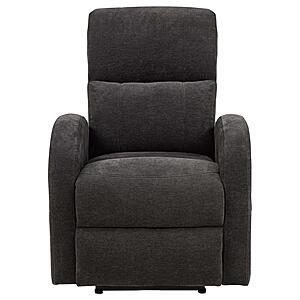 Grant Fabric Upholstered Power Recliner Chair - Charcoal Grey by Coaster