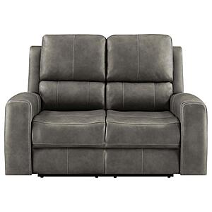 Brickston Triple Power Reclining Loveseat - Charcoal by Coaster