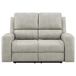 Brickston Triple Power Reclining Loveseat - Grey by Coaster