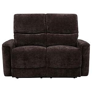 Navarro Chenille Upholstered Reclining Loveseat - Dark Brown by Coaster