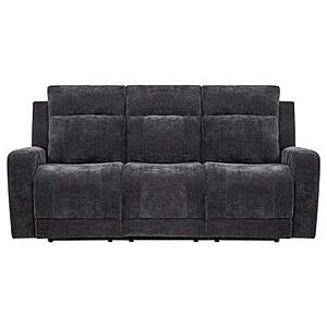 Kennett Chenille Upholstered Power Reclining Sofa Dark - Grey by Coaster