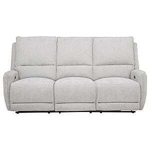 Sylmar Chenille Upholstered Power Reclining Sofa - Dove Grey by Coaster