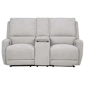 Sylmar Chenille Upholstered Power Reclining Loveseat - Dove Grey by Coaster