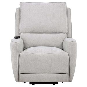 Sylmar Chenille Upholstered Dual Power Lift Recliner - Dove Grey by Coaster