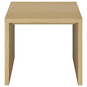 Canoga Engineered Wood Accent Side End Table - Light Oak by Coaster