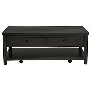 Payne 48" Mobile Lift Top Coffee Table Distressed - Java by Coaster