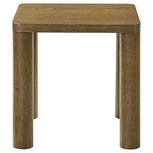 Castlewood Engineered Wood Accent Side End Table - Brown Oak by Coaster