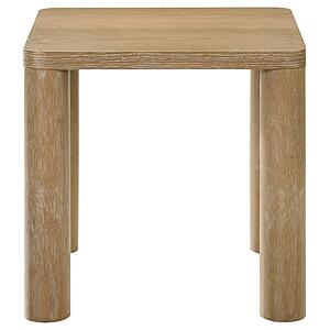 Castlewood Engineered Wood Accent Side End Table - Washed Oak by Coaster