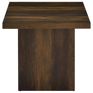 Devar Square Engineered Wood Side End Table - Dark Pine by Coaster