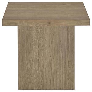 Devar Square Engineered Wood Side End Table - Latte by Coaster