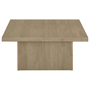 Devar Square Engineered Wood Cocktail Coffee Table - Latte by Coaster
